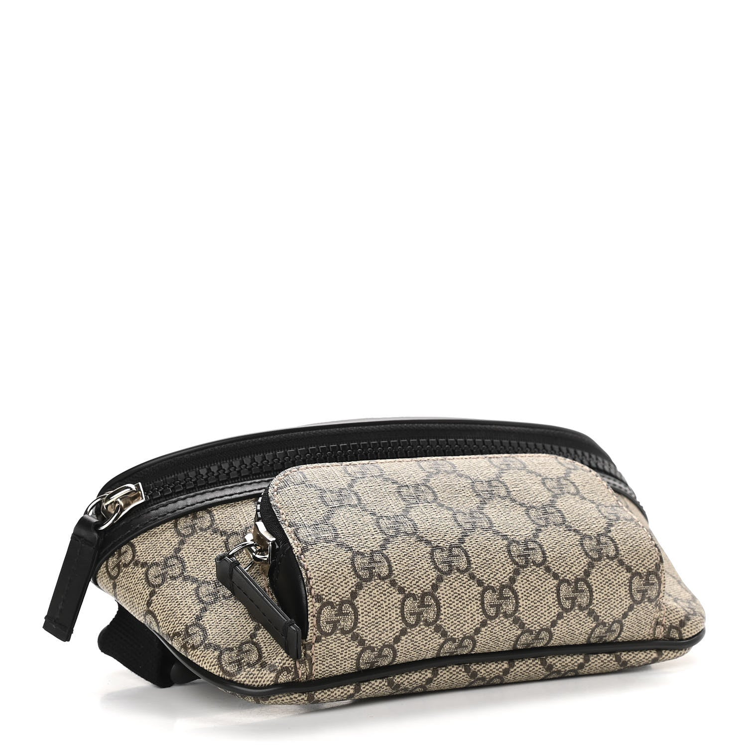 Gucci GG Supreme Monogram Belt Bag Black 4 of 11