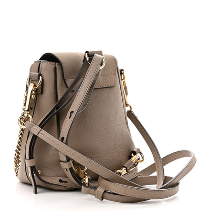 Chloe Suede Calfskin Mini Faye Backpack Motty Grey 3 of 16
