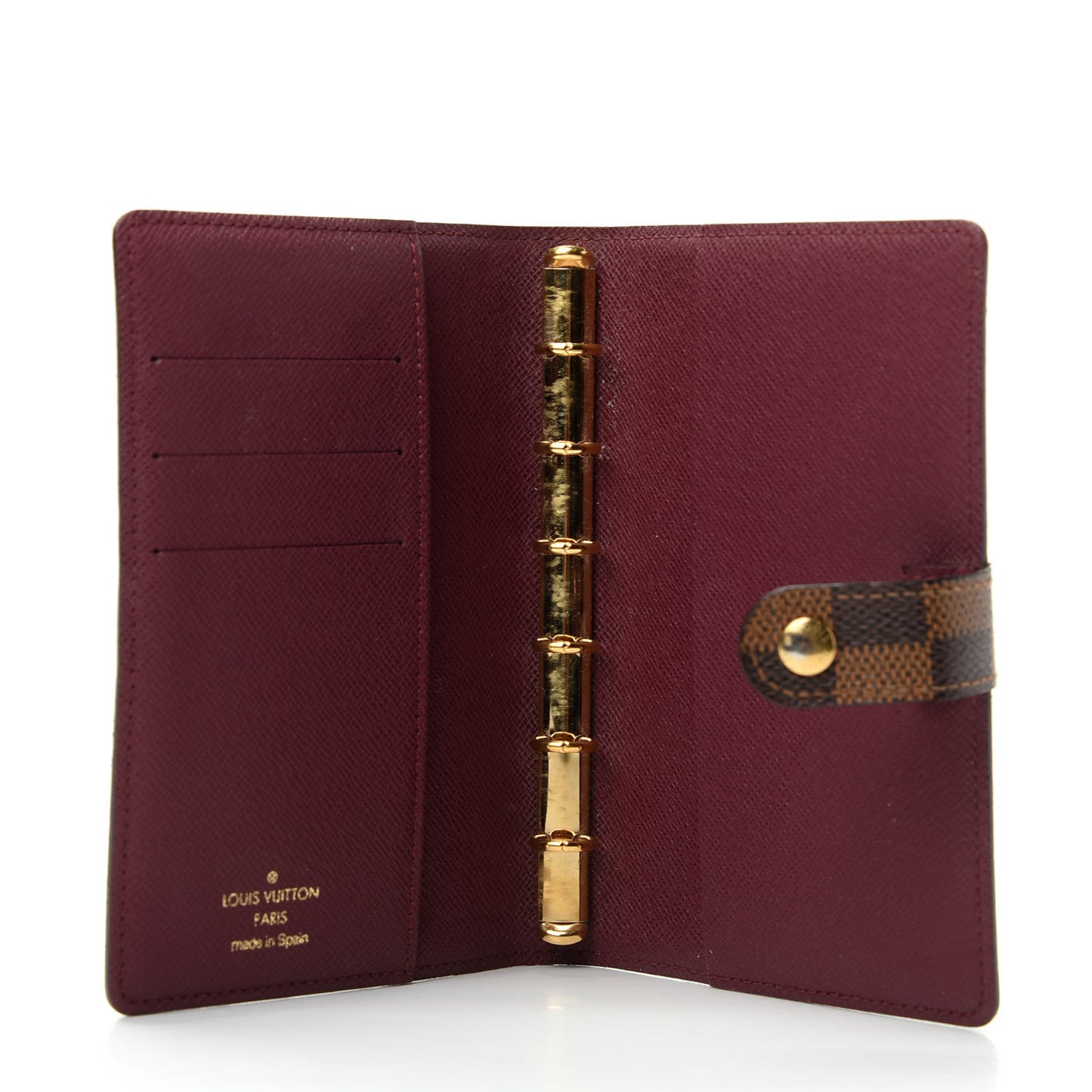 Damier Ebene Valise Small Ring Agenda Cover