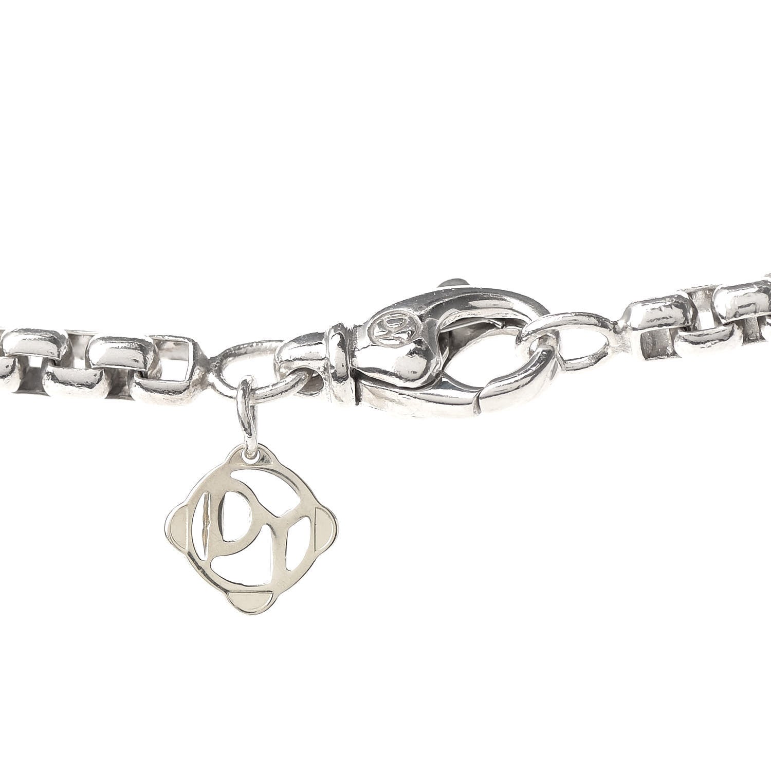 David Yurman Sterling Silver 14K Yellow Gold 3.6mm Medium Box Chain Necklace 20" 4 of 5