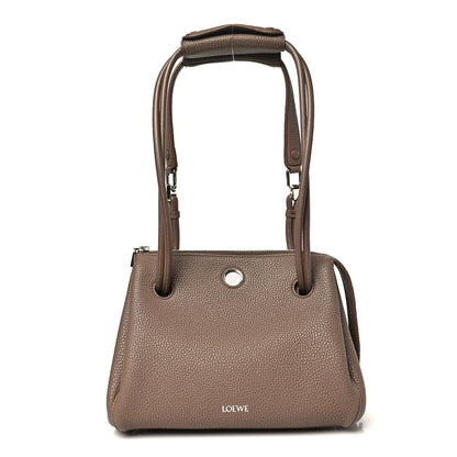 Loewe Grained Calfskin Small Madrid Bag  Taupe 1 of 9