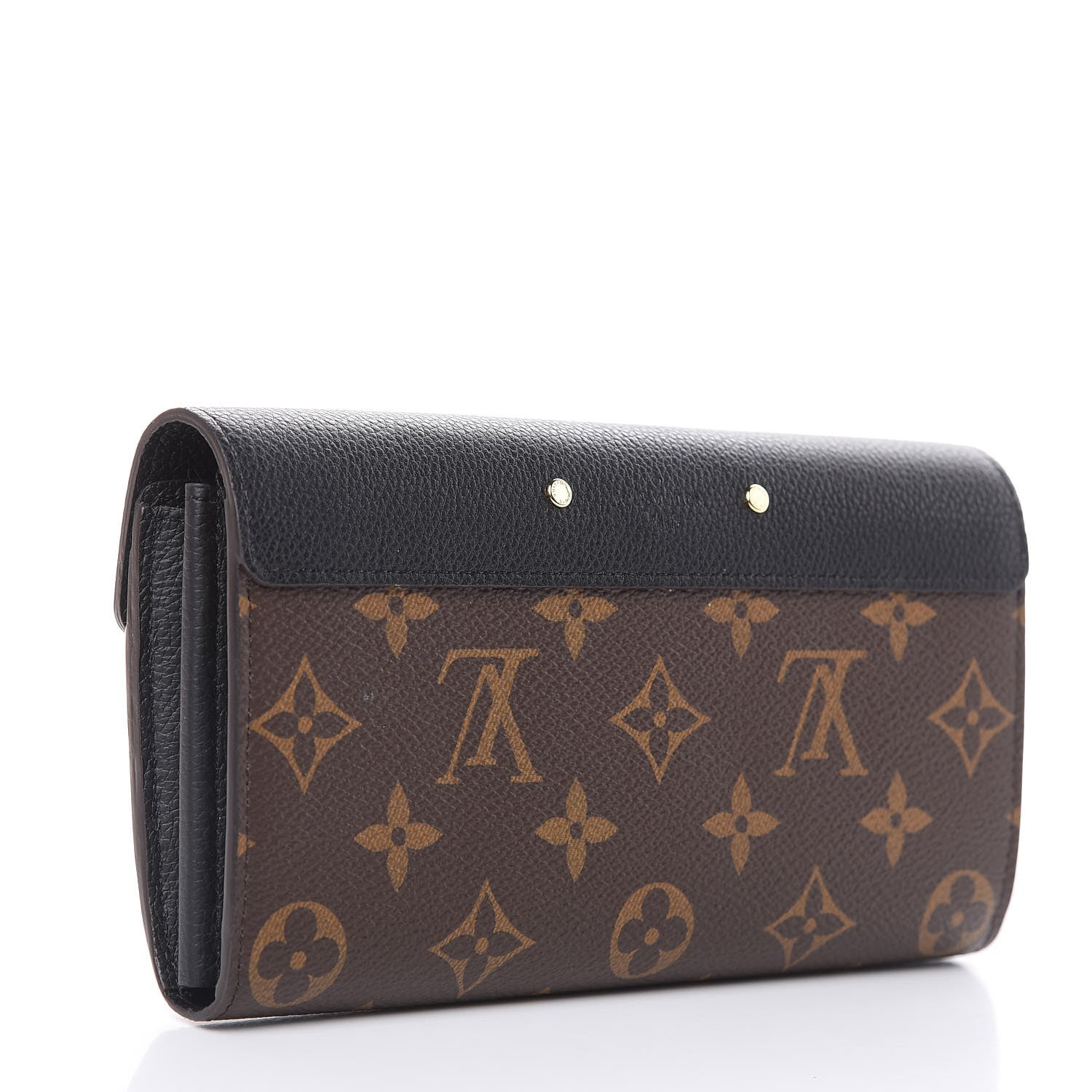 Louis Vuitton Monogram Pallas Wallet Black 3 of 8