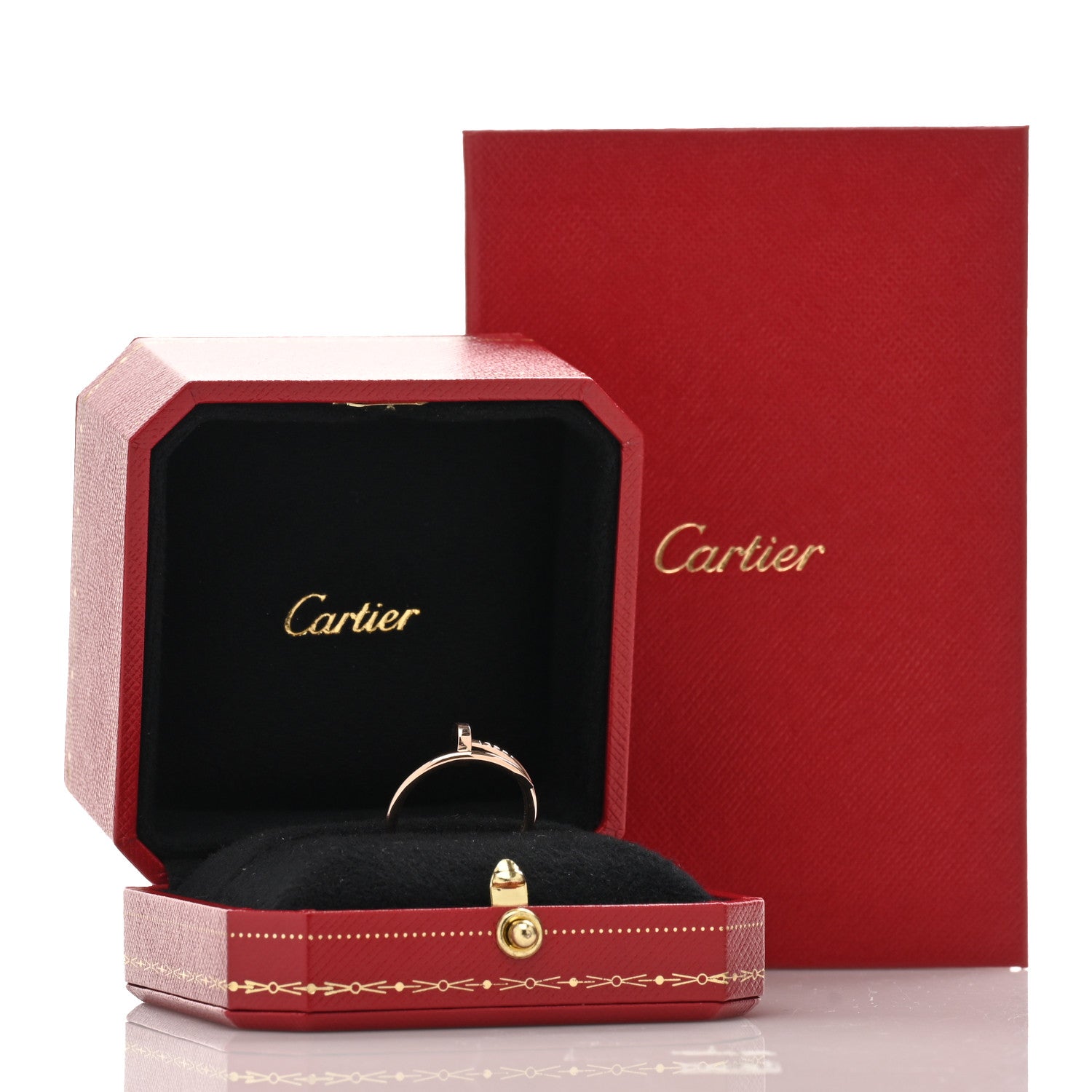 Cartier 18K Pink Gold Small Juste Un Clou Ring 55 7.25 5 of 5