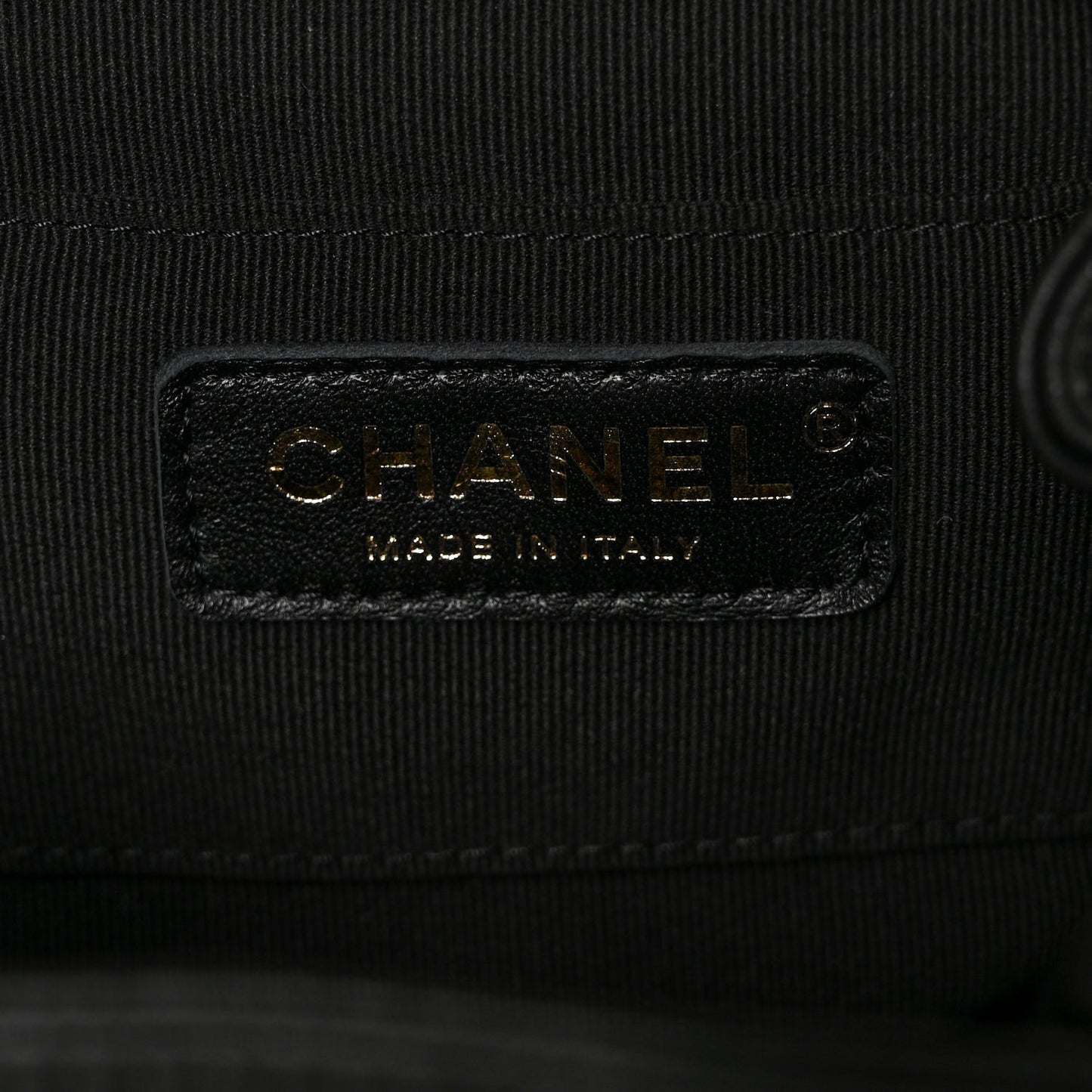 Lambskin Quilted Small Duma Drawstring Backpack Black
