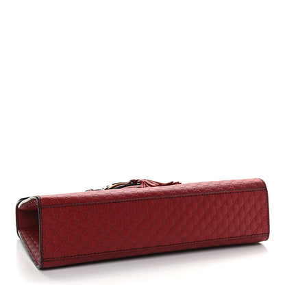 Gucci Microguccissima Medium Emily Chain Shoulder Bag Red 4 of 9