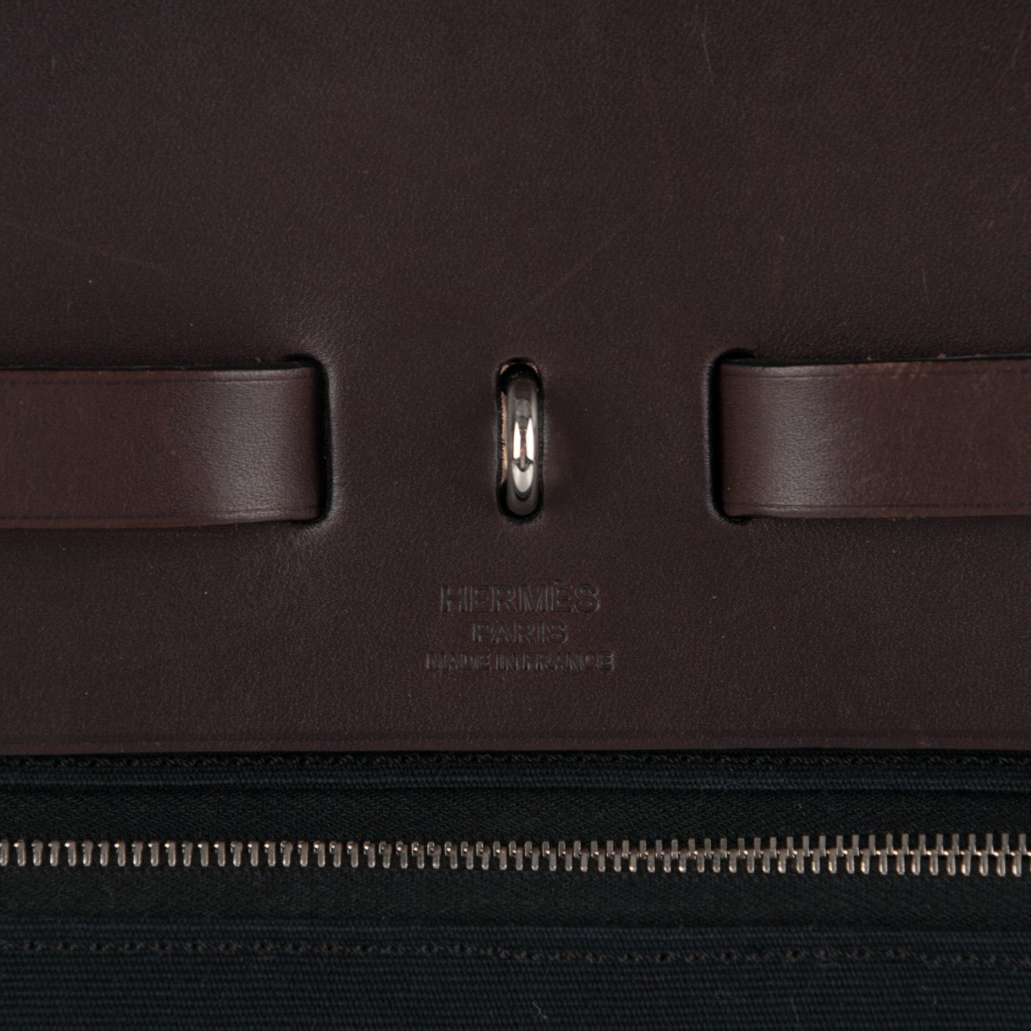 Hermes Toile Vache Hunter Herbag Zip 39 MM Black 7 of 8