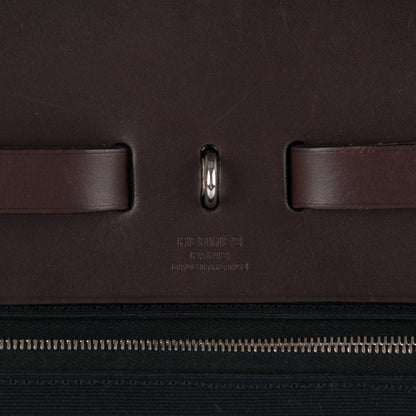 Hermes Toile Vache Hunter Herbag Zip 39 MM Black 7 of 8