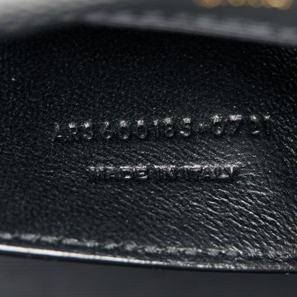 Saint Laurent Grain De Poudre Textured Mixed Matelasse Triquilt Medium Monogram Satchel Black 8 of 11