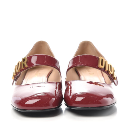Christian Dior Patent Baby-D Ballet Pumps 38 Scarlet 2 of 11