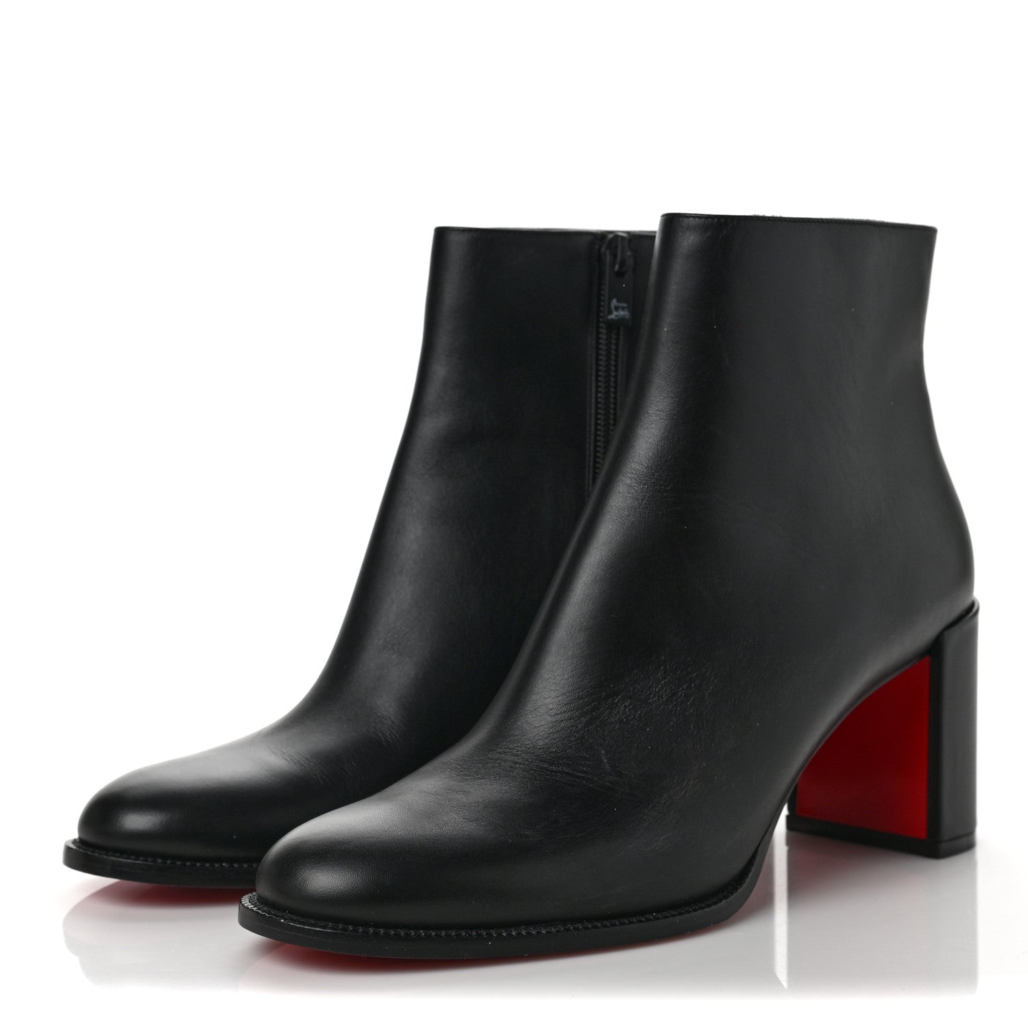 Christian Louboutin Calfskin Adoxa 70 Ankle Boots 40.5 Black 3 of 7