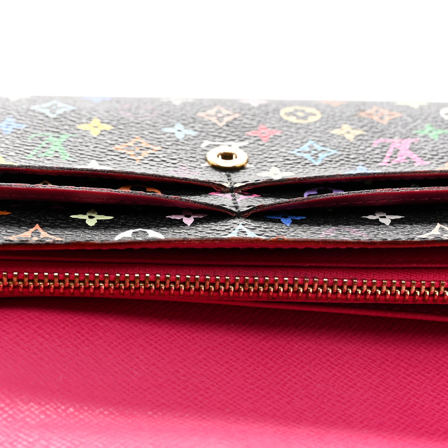 Monogram Multicolor Sarah Wallet Black Grenade