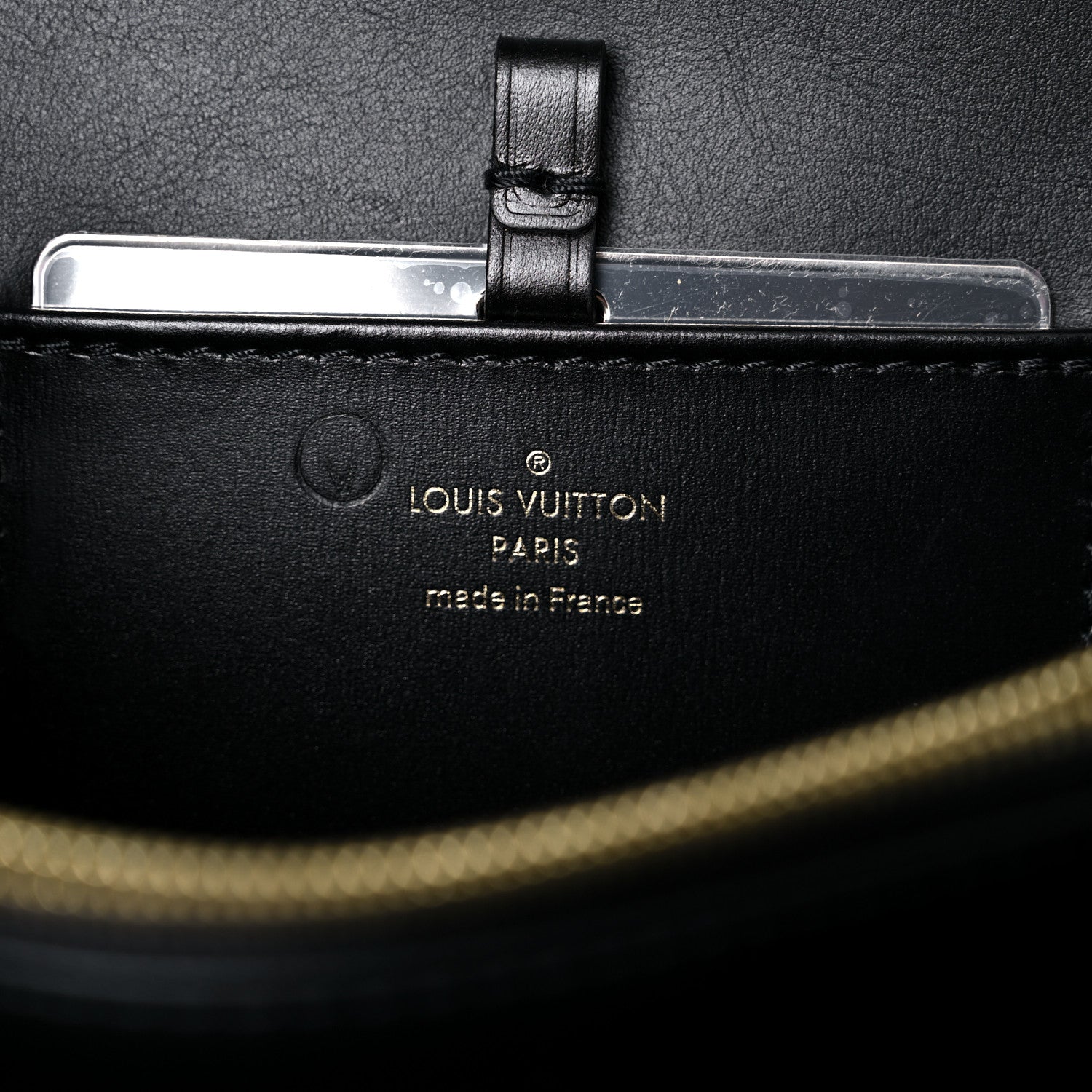 Louis Vuitton Grained Smooth Calfskin Rose Des Vents MM Black 6 of 12