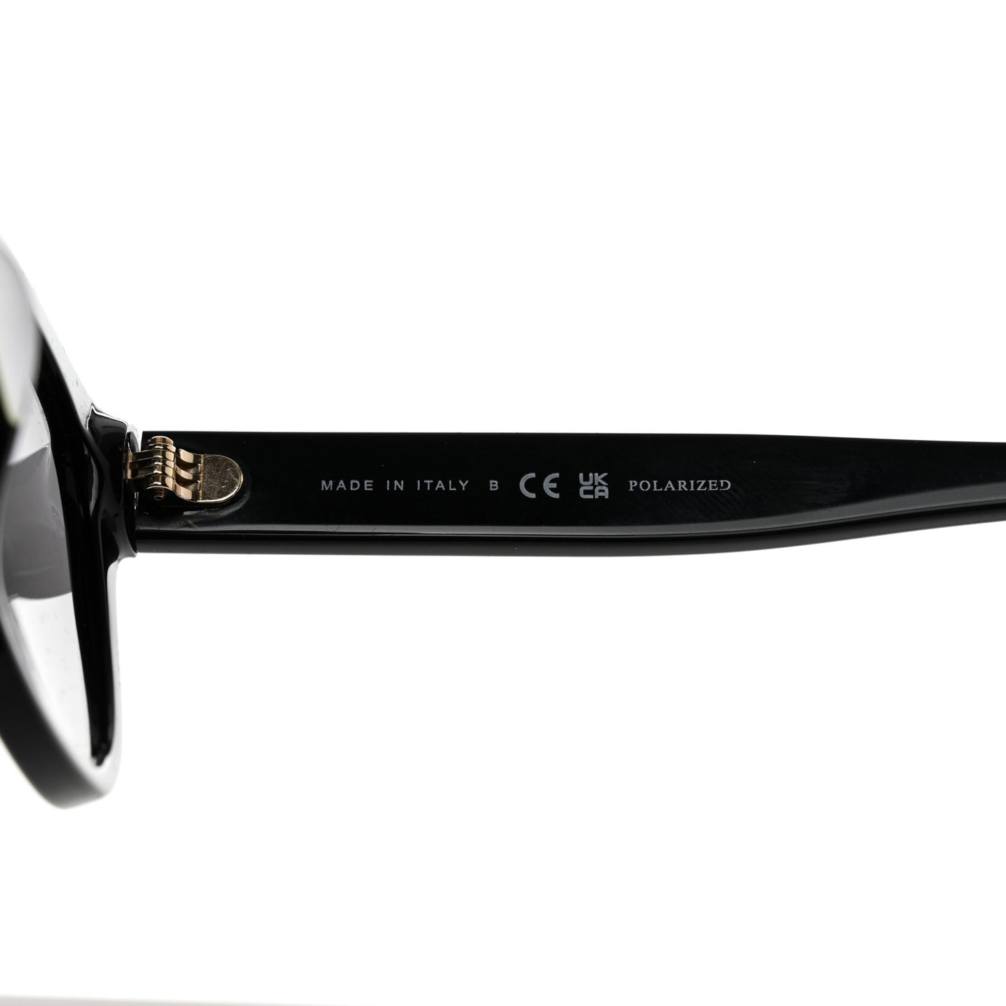 Acetate Pantos Logo Sunglasses 5458-A Black