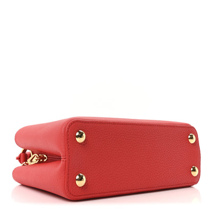 Louis Vuitton LV X TM Taurillon Cerises Capucines BB Rouge 4 of 10