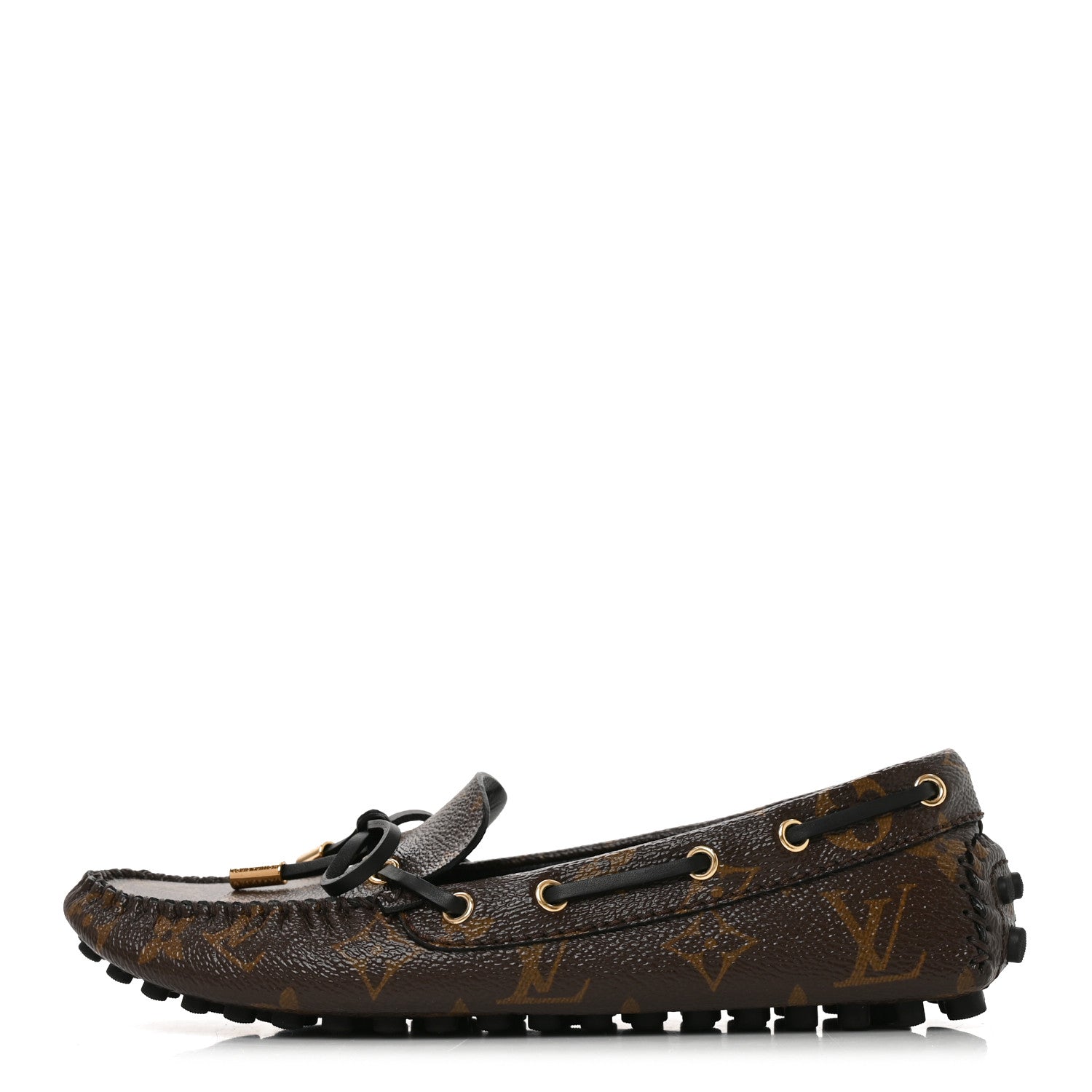 Louis Vuitton Patent Reverse Monogram Gloria Loafers 35.5 1 of 8