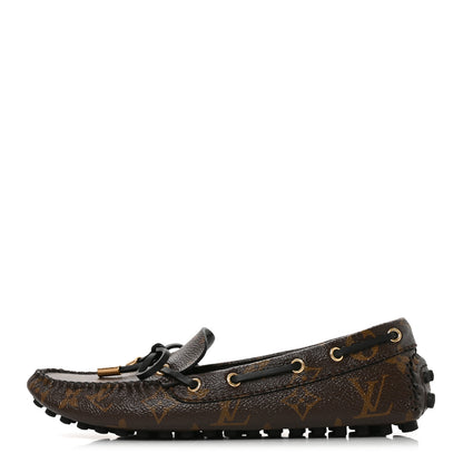 Louis Vuitton Patent Reverse Monogram Gloria Loafers 35.5 1 of 8