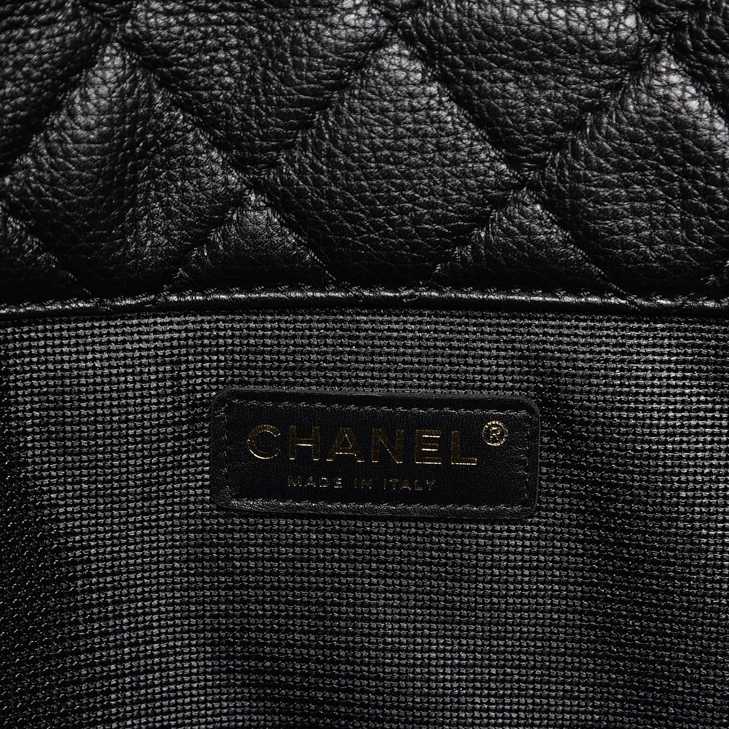 Calfskin Quilted XXL Travel Flap Bag Black