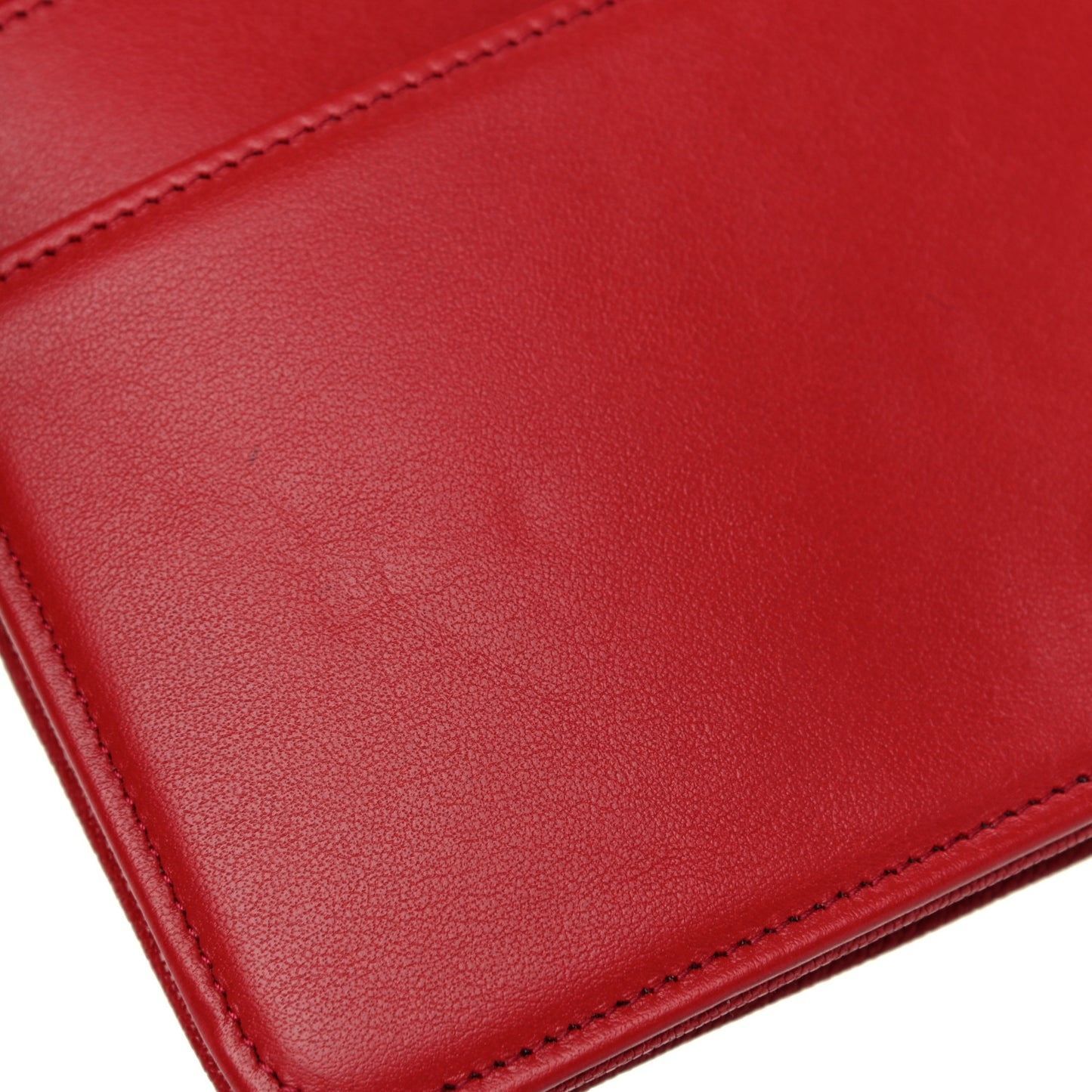Caviar Quilted Boy Wallet On Chain WOC Red