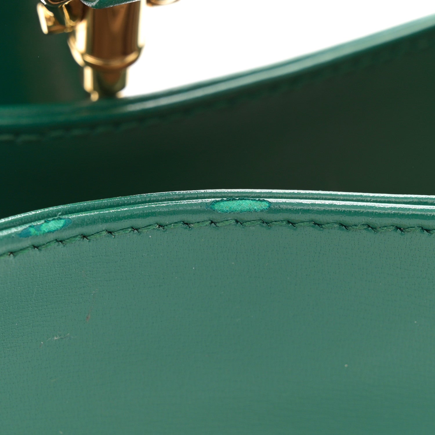 Gucci Boarded Dyana Lux Calfskin Small Jackie 1961 Hobo Emerald 11 of 11