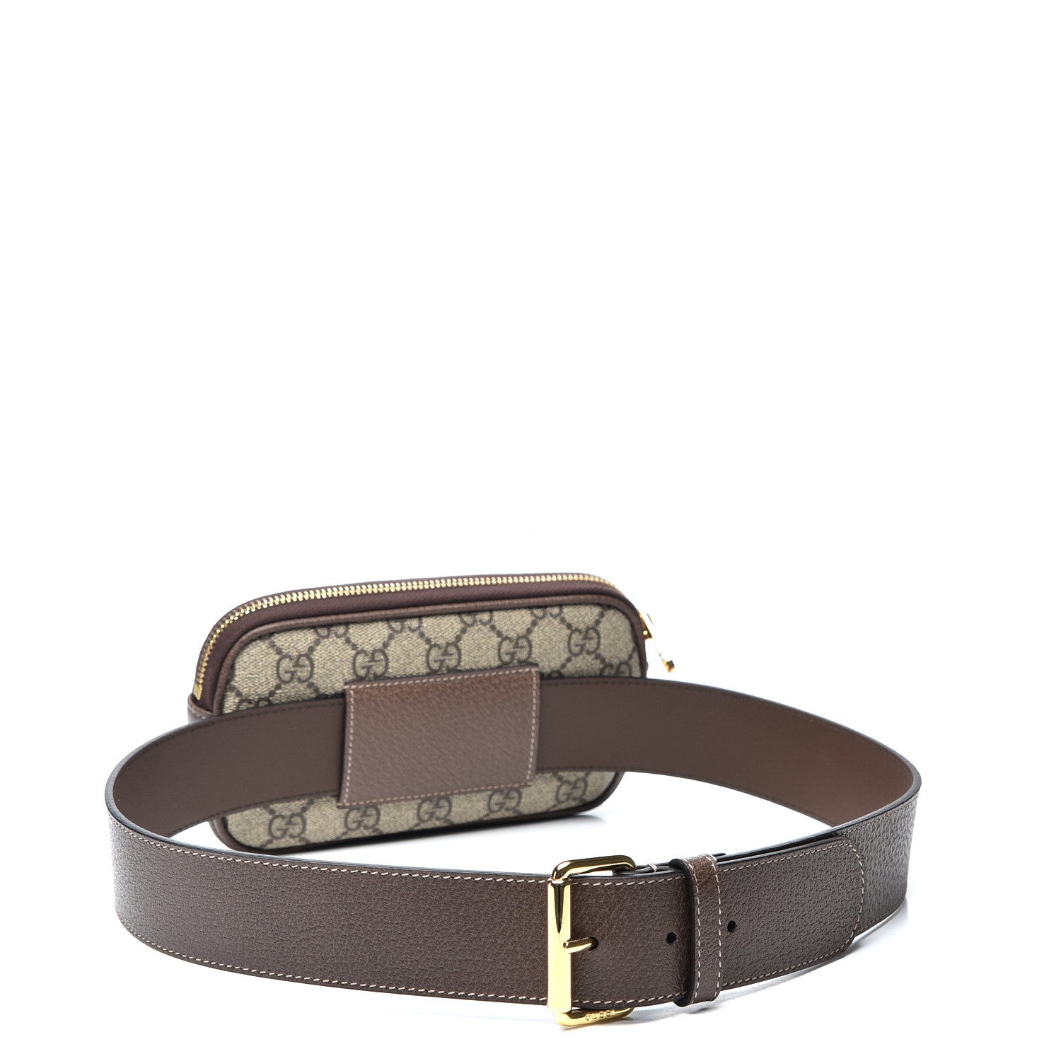 Gucci GG Supreme Monogram Web Small Ophidia Belt Bag 85 34 Dark Brown 2 of 7