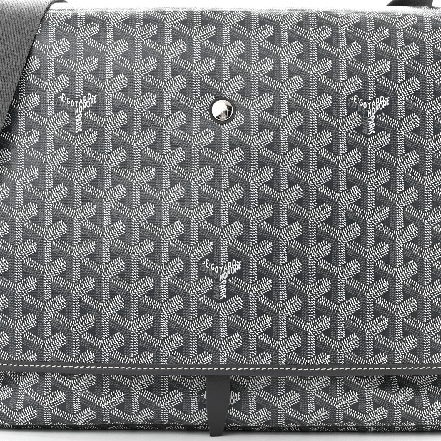 Goyard Goyardine Capetien Messenger Bag Grey 8 of 10
