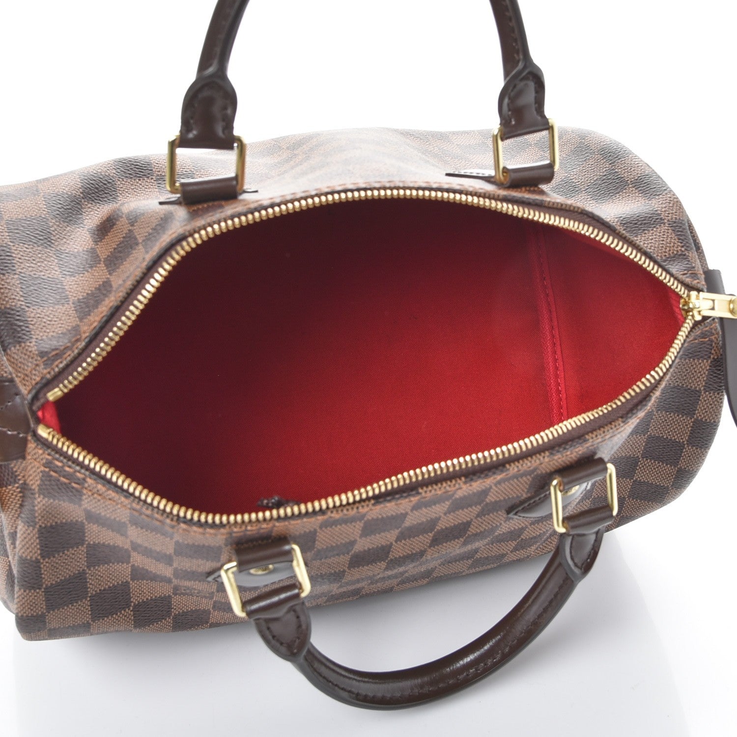 Louis Vuitton Damier Ebene Speedy 30 5 of 8