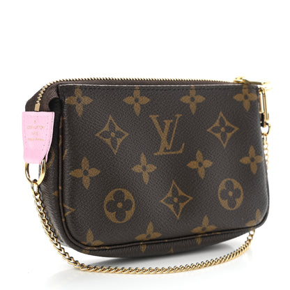 Louis Vuitton Monogram 2021 Christmas Animation Japanese Garden Mini Pochette Accessories Wisteria Pink 3 of 7