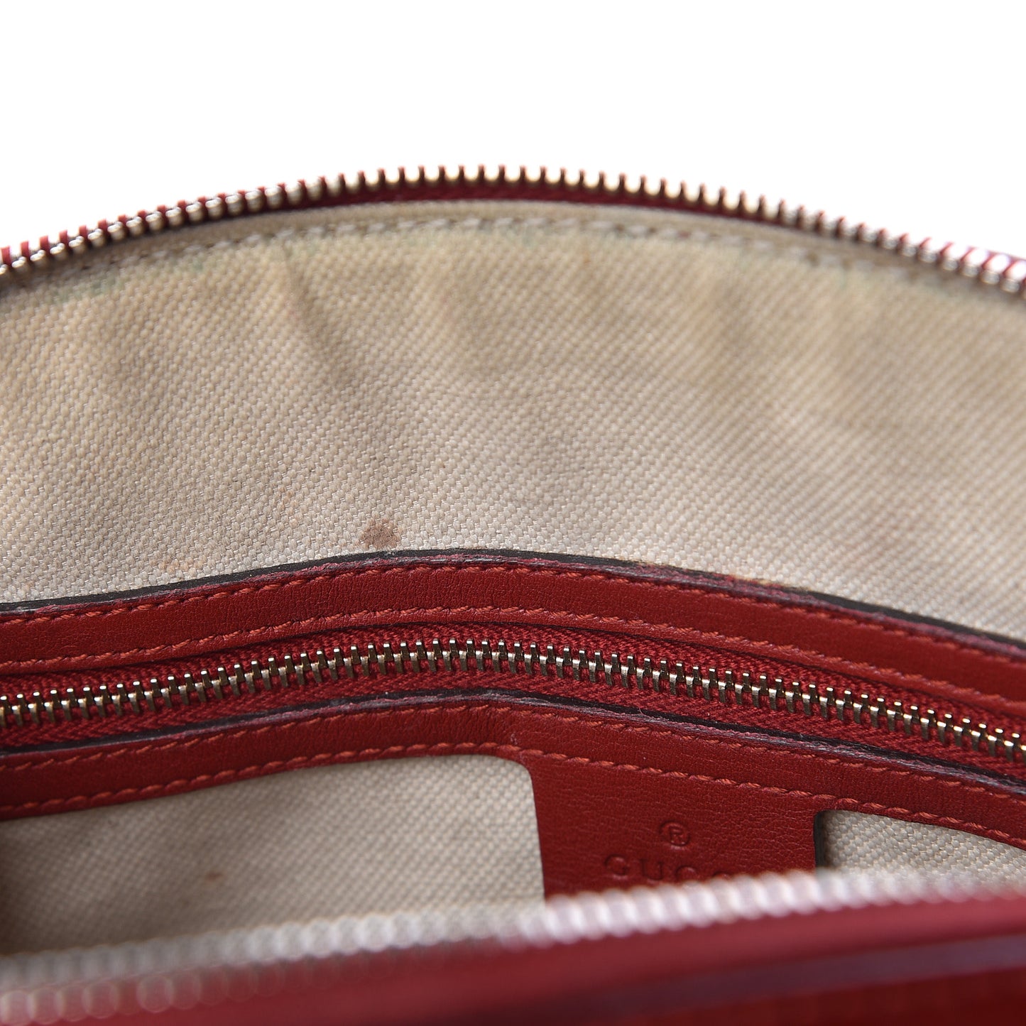 Patent Microguccissima Small Nice Top Handle Dome Bag Rose Bed