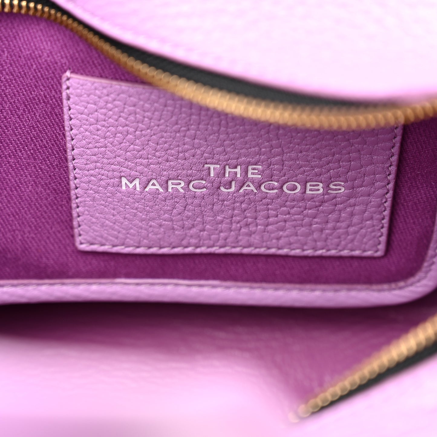 Grained Calfskin Small The Tote Bag Orchid Haze