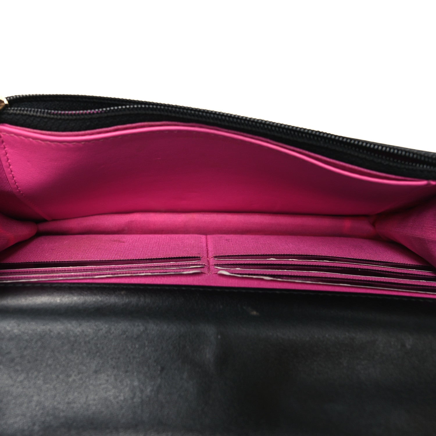 Chanel Fabric Printed Chanel 19 Wallet On Chain WOC Black Multicolor 5 of 14