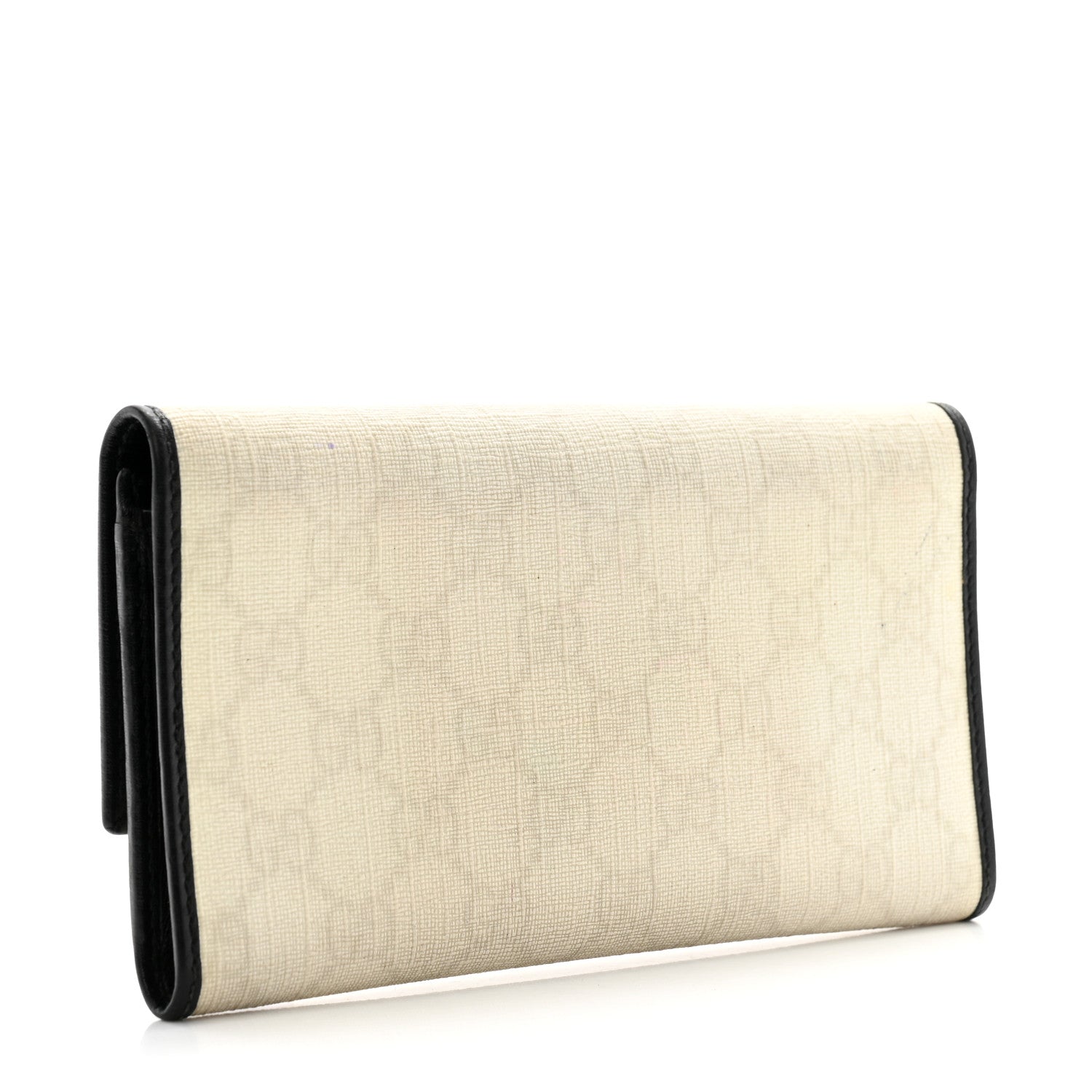 Gucci GG Plus Monogram Joy Continental Flap Wallet White Black 3 of 12