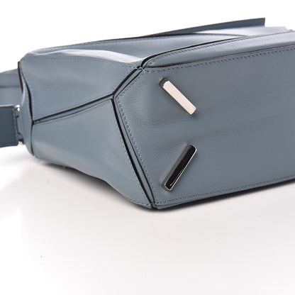 Loewe Calfskin Small Puzzle Bag Stone Blue 6 of 10
