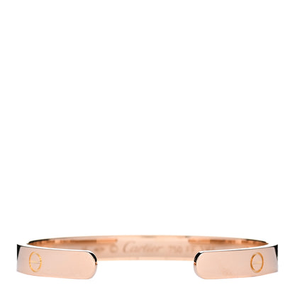 Cartier 18K Pink Gold LOVE Cuff Bracelet 16 2 of 3
