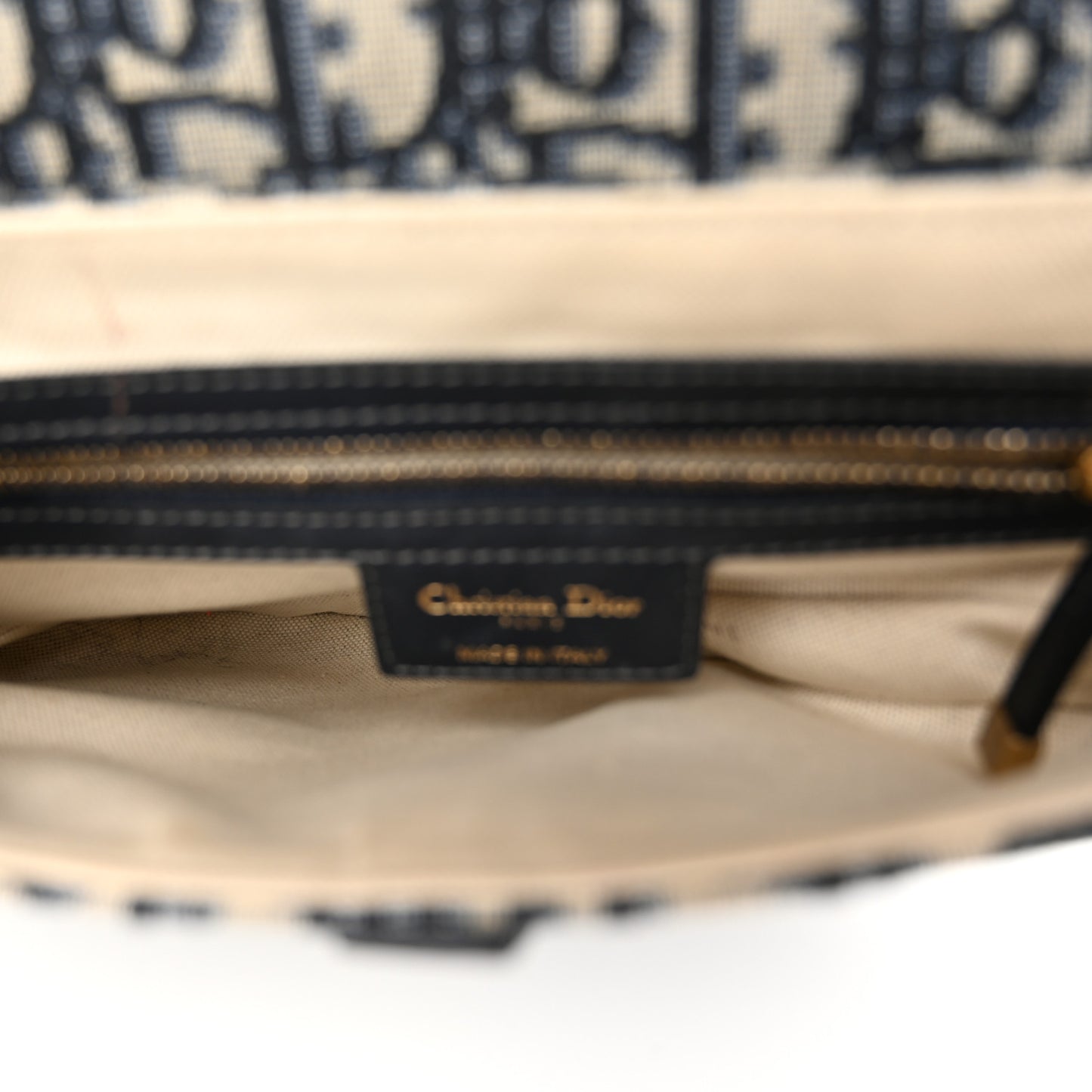 Oblique Saddle Bag Blue