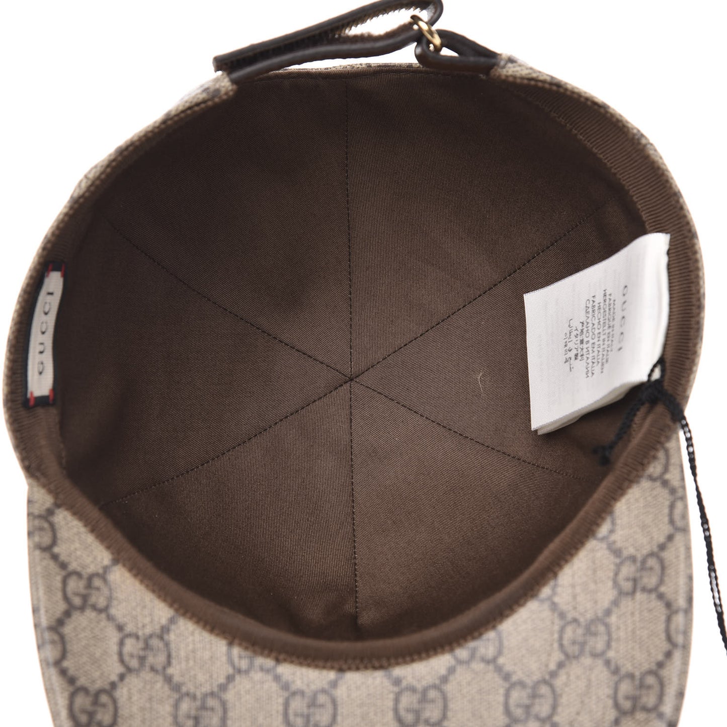 GG Supreme Monogram Boutique Print Baseball Hat S Beige