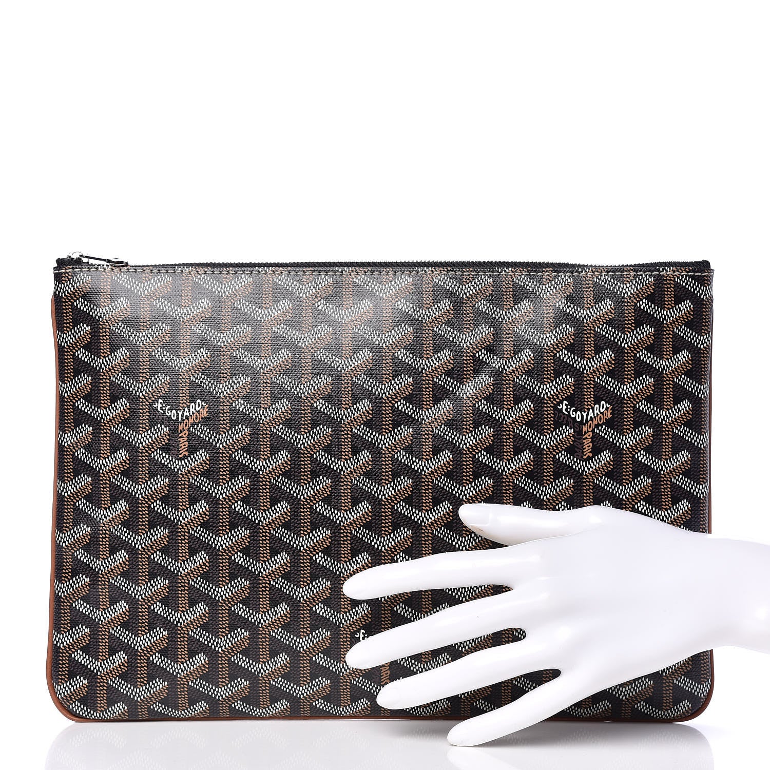 Goyard Goyardine Senat Pochette MM Black 2 of 6