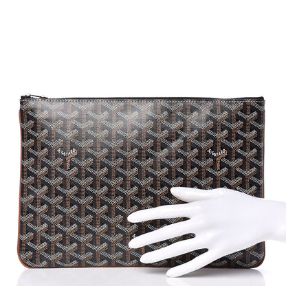 Goyard Goyardine Senat Pochette MM Black 2 of 6