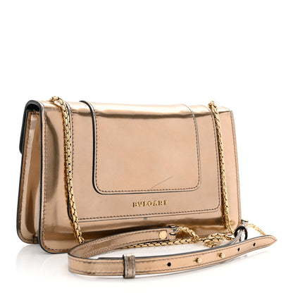 Bulgari Metallic Calfskin Serpenti Forever Crossbody Bag Bronze 3 of 23