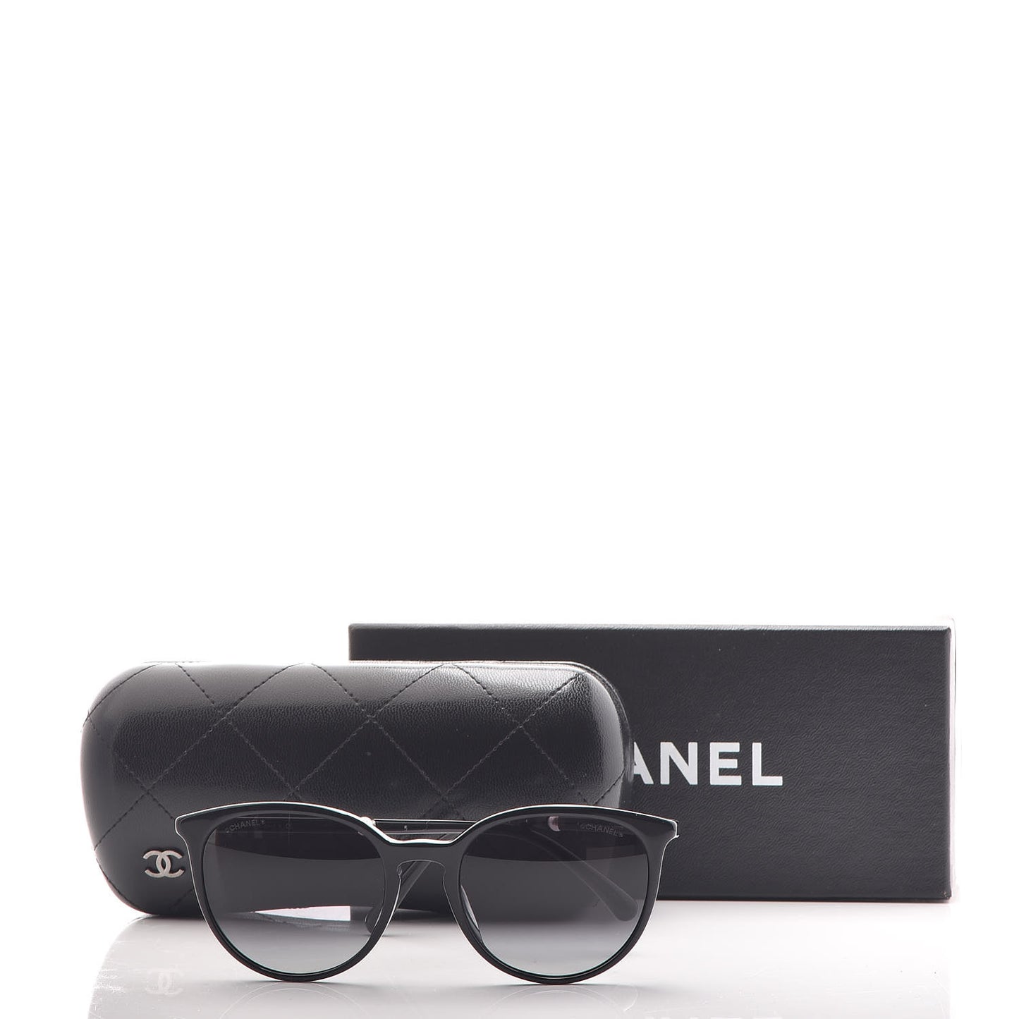 Acetate Butterfly Pearl Sunglasses 5394 Black