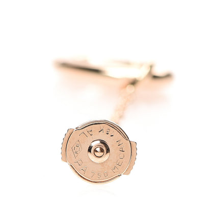 Hermes 18K Rose Gold PM Farandole Drop Earrings 3 of 5