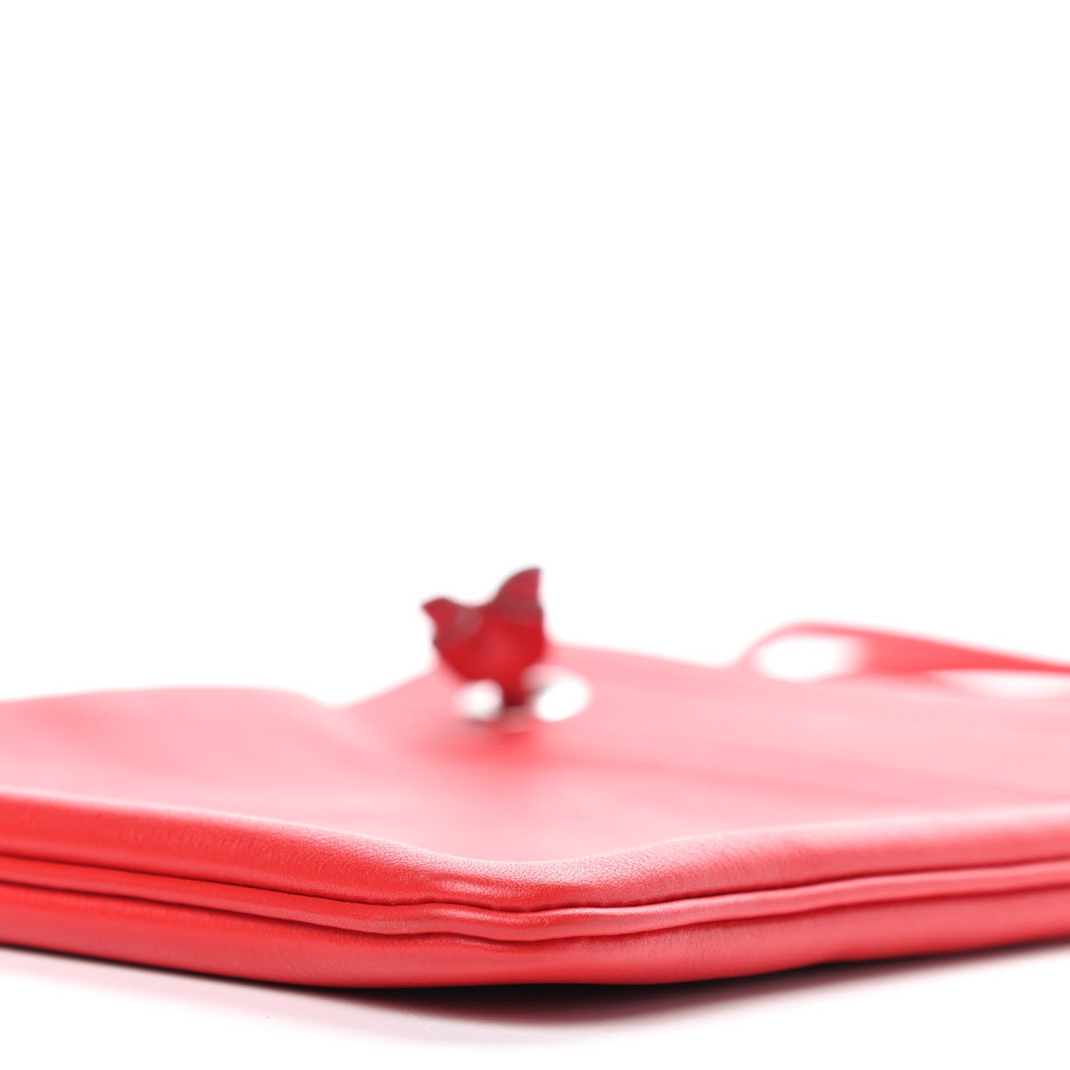 Hermes Milo Lambskin Swift Mini Aline Rouge De Coeur 6 of 8