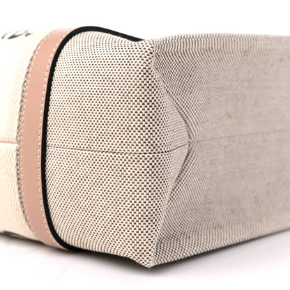 Chloe Cotton Calfskin Medium Woody Ribbon Tote Biscotti Beige 9 of 12