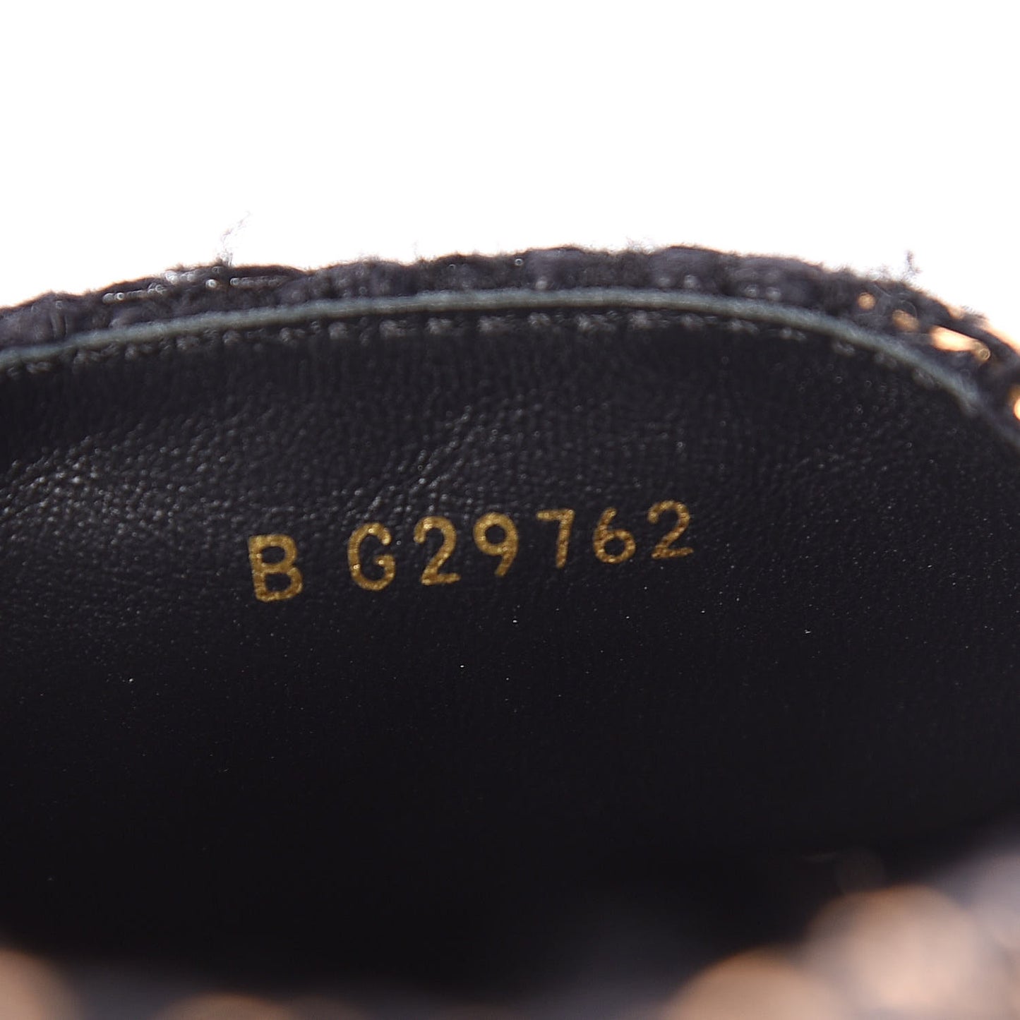 Metallic Tweed Grosgrain CC Espadrilles 39 Black Gold