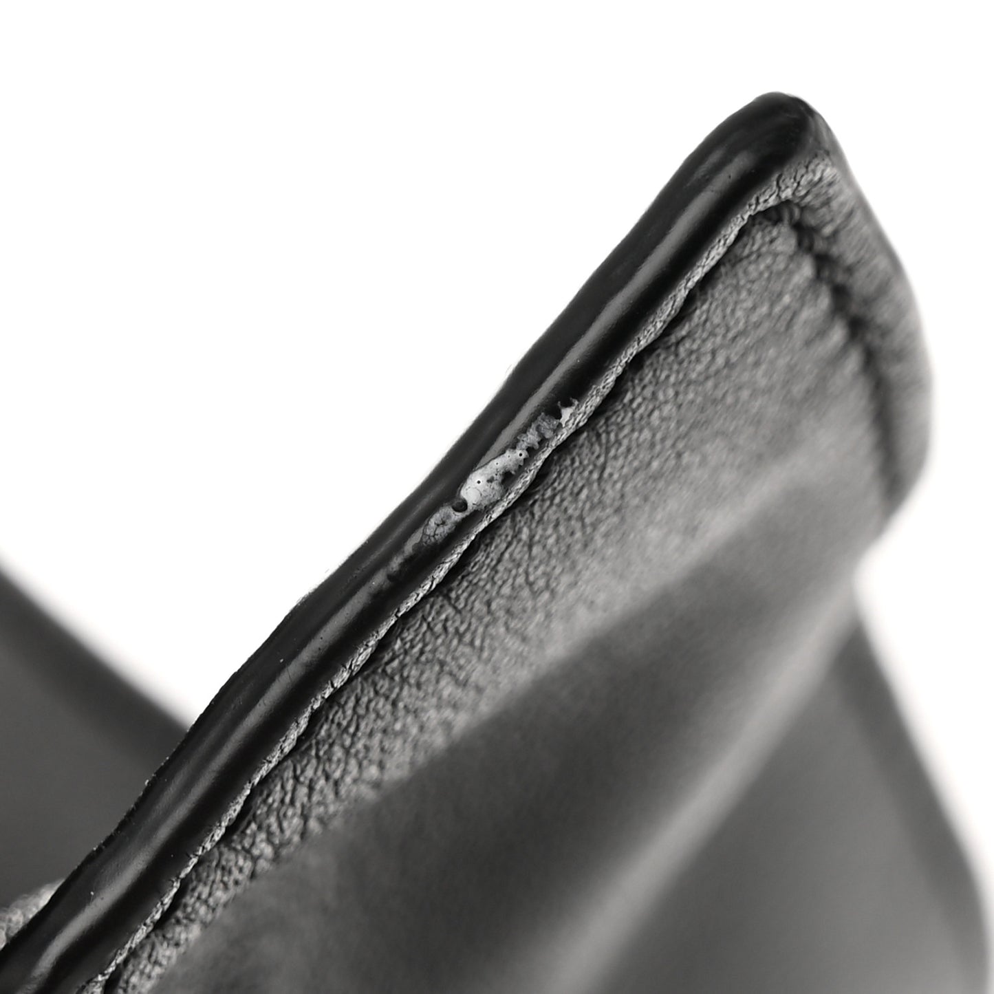 Calfskin Mini Flamenco Knot Clutch Black