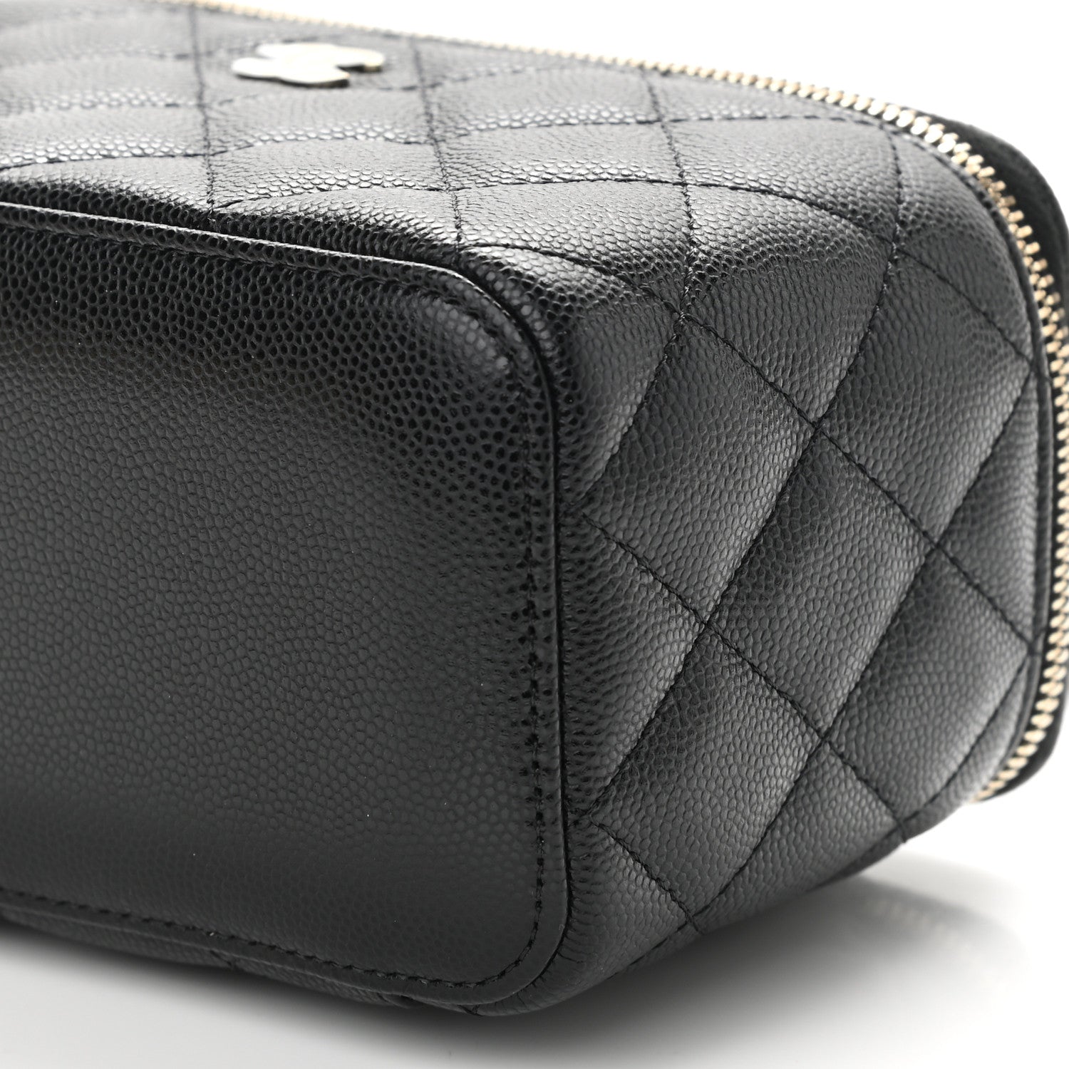 Chanel Caviar Quilted Small Vanity Case With Chain Black 10 of 11