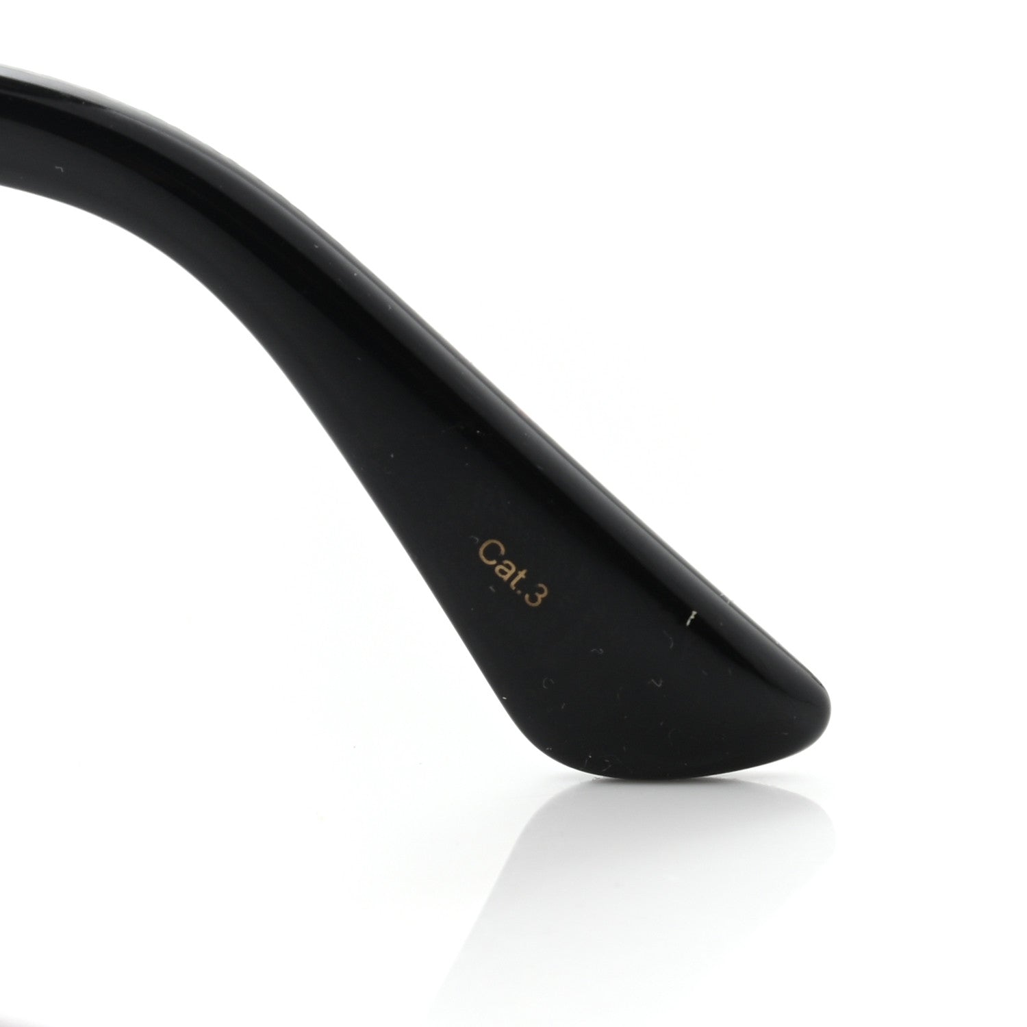 Gucci Glitter Acetate Cat Eye Sunglasses GG0325SA Black 7 of 8