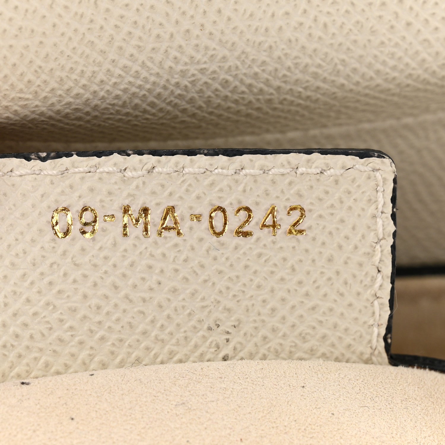 Christian Dior Grained Calfskin Saddle Bag White 7 of 13