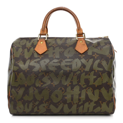 Louis Vuitton Monogram Graffiti Speedy 30 Kaki 1 of 19