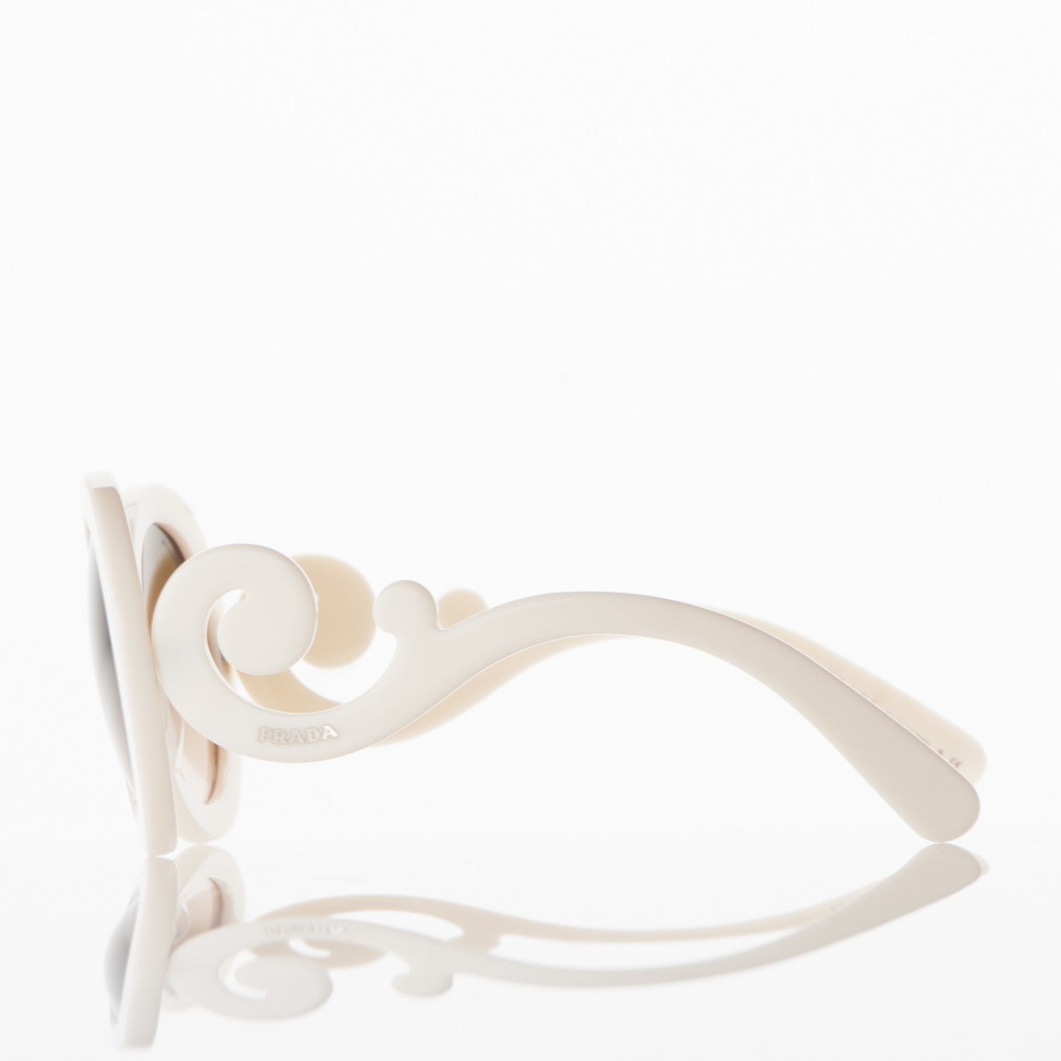 Prada Baroque Sunglasses SPR 27N White 3 of 7