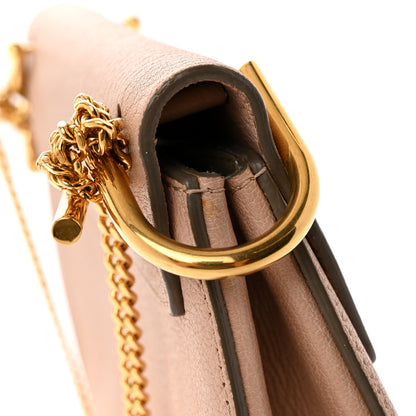 Chloe Grained Lambskin Mini Drew Shoulder Bag Cement Pink 11 of 14